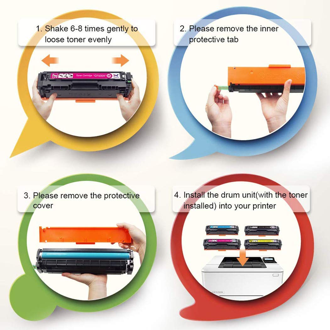 Amazon | 互換性がありますチップ付きTN221カラートナーカートリッジ